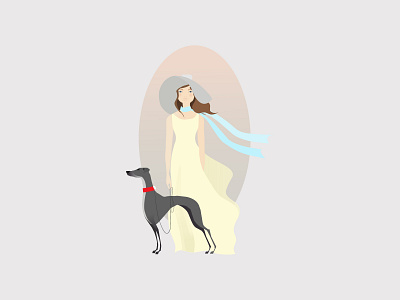 The yellow woman animation app branding design environment illustration illustrations logo minimal vector