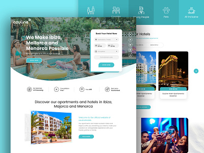 Hotel Website Design at Ibiza