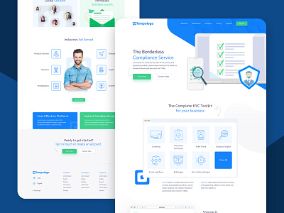 Saas Software Homepage Design