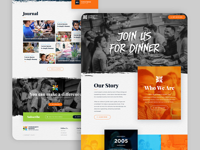 Non Profit Organization Homepage Design