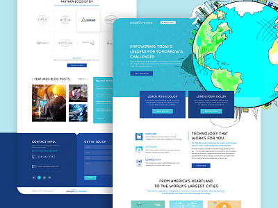 Environmental Company Homepage Design