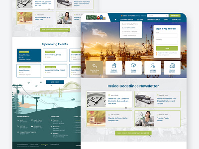 Electric Company Homepage Design