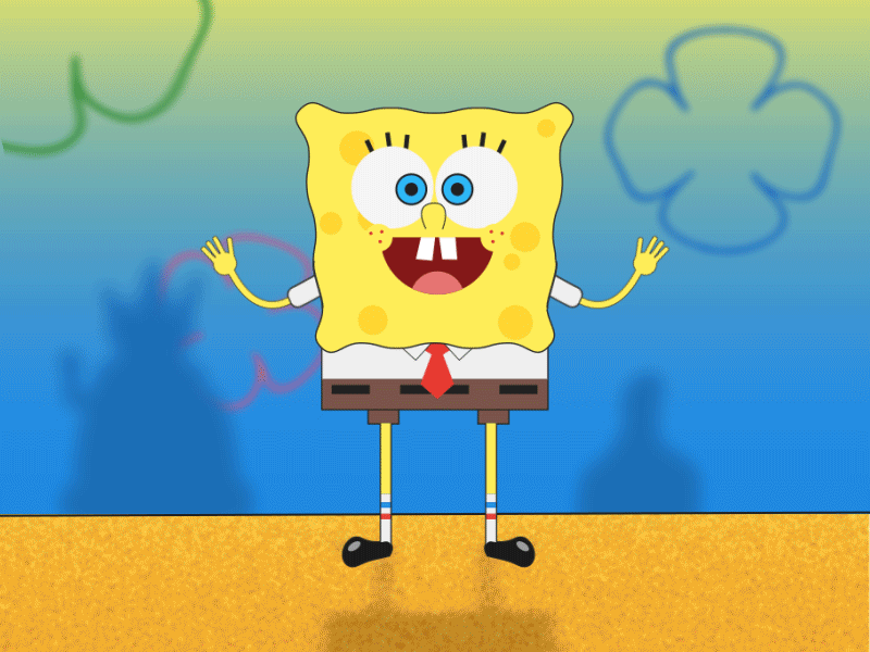 Minimal Rectangle Spongebob aftereffects amazing animation cartoon gif illustrator no body cares rectangle rectangles spongebob spongebob squarepants