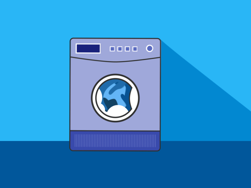 washing machine aftereffects animation animation 2d clothes flat art flatdesign home house illustration machine robot wash washing machine wiggle