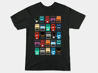 Flat Guitar Pedal - Tee