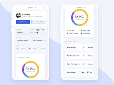 Daily UI #1 - Tax & Income Calculator