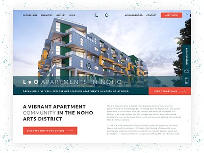 L • O - Luxury Apartments in North Hollywood apartment apartment complex apartments custom website hero hollywood luxury marketing site product designer real estate uxdesign webdesign wordpress