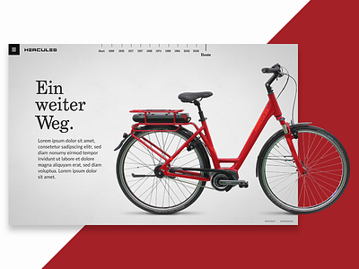 Microsite Designvision – Hercules Special clean design flat icon type typography ui ux vector web