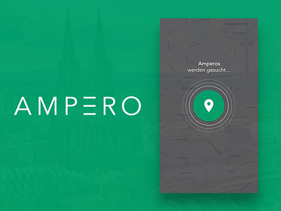 App Design – Ampero app design energy flat share type typography ui ux vector web