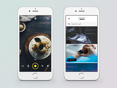 App Design - Sparked app clean design flat photo share smart typography ui ux