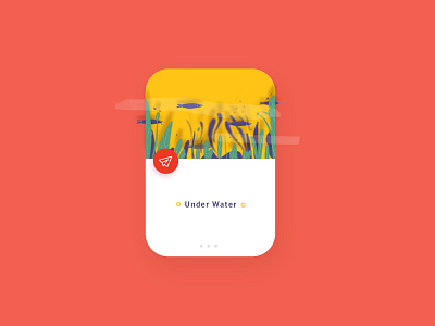 Under Water design dribbble illustration type ui ui ux web 插画 设计