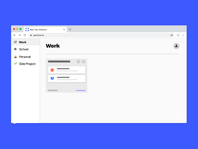 Partizion Workspaces browser browser extension chrome extension productivity app workspace