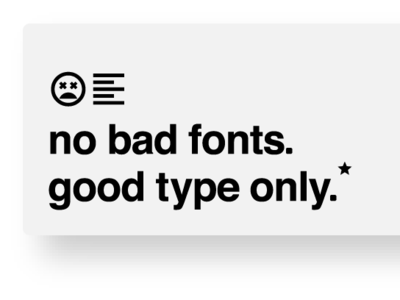 nobadfonts