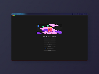 Spline Signup 3d macos signup