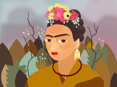 Frida Kahlo art color drawing frida kahlo illustration inspiration