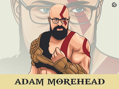 Adam Morehead Topcoder President God of War Illustration design godofwar illustration vector vexel