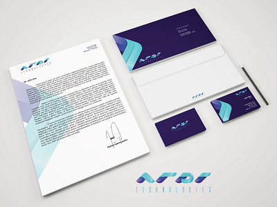 Ardi Technologies branding business card design design illustration letterhead design logo stationery design