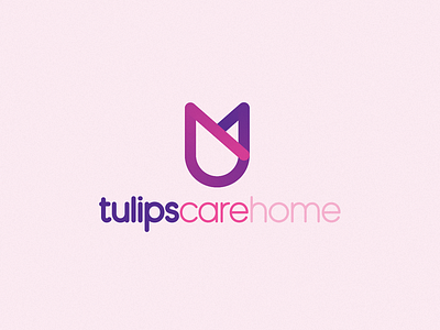 Tulips branding business card design color design flower flower logo illustration logo vector