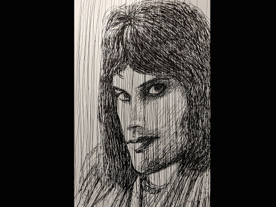 Freddie Mercury illustration portrait