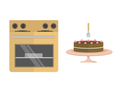 Cake And Oven