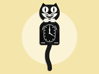 kit cat wall clock animate me please cat classic clock kit cat retro simple