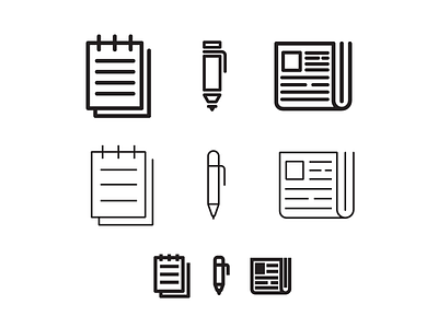 Journalist Icons download free icons journalist newspaper note pad pen