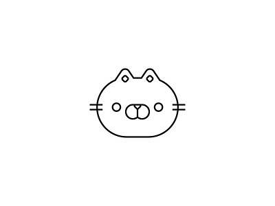 cat cat character feline illustration kitty kitty illustration lineart shapes simple