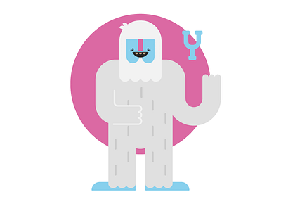 Y Is For Yeti abominable snowman alphabet letter y yeti