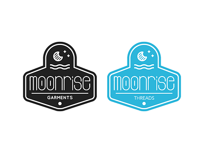 Moonrise Clothing Logo Idea branding clothing concept identity logo moon type typography