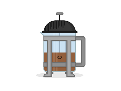 Wee Wee French Press character coffee press cute french press kawaii