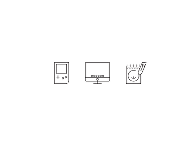 Things I Like... design doodling gameboy gaming hobbies iconography icons mac sketchpad