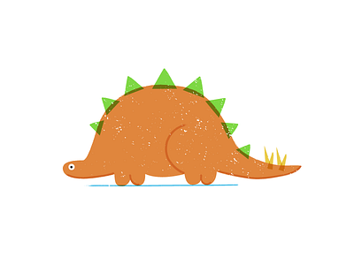 Badly Drawn Dino badly drawn derpy dinosaur stegosaurus
