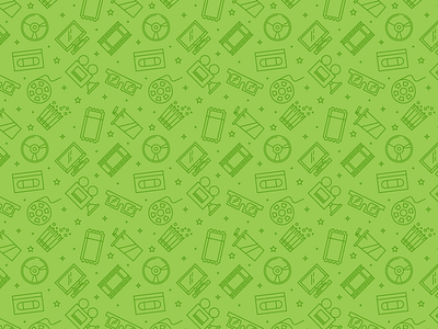 Movie Themed Icon Pattern