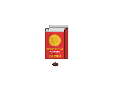 Everything Happens For A Raisin box everything for a happens illo raisin
