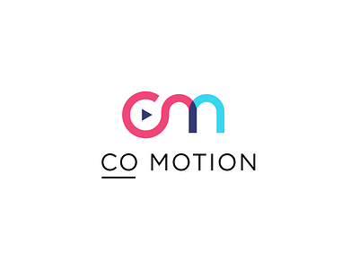 Co-Motion animation branding lettering logo mark play project