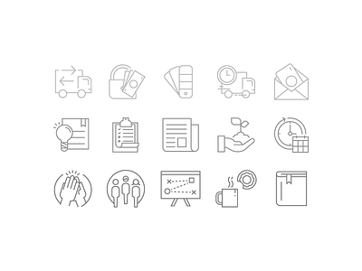 E Commerce Icon Library Preview