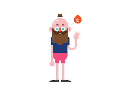 Me + Doolup beard character design designer doolup guy man portrait selfie