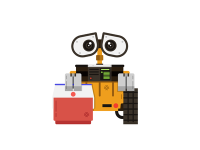 Doolup - Character Challenge - Wall E character design disney doolup lunchbox movie pixar robot wall e