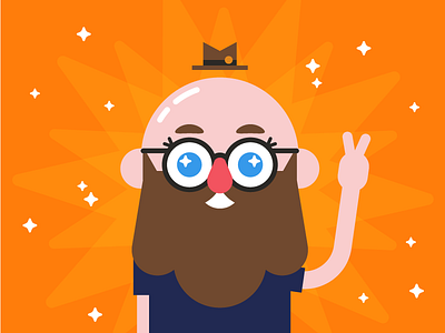 Hello Thar! avatar beard character hat me selfie spectacles