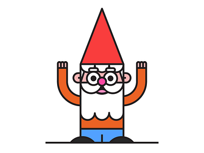 Gnomely character design cheery gnome gnomey illosmith illustration thick woo