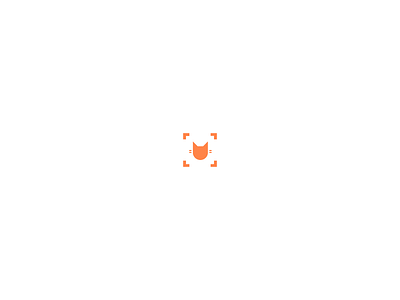 Cat In A Box cat in a box kitty logo motif new project orange