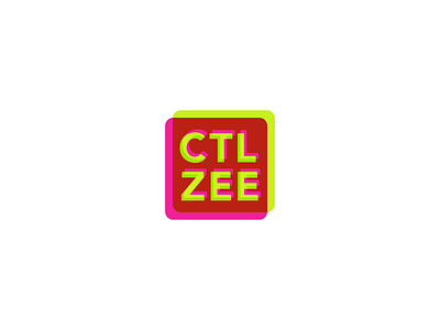 CTL ZEE branding control logo motif neon zed zee