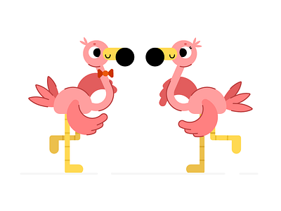 Flamingo Dancing