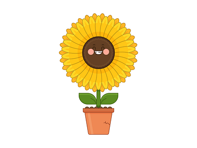 Sun Happy Flower