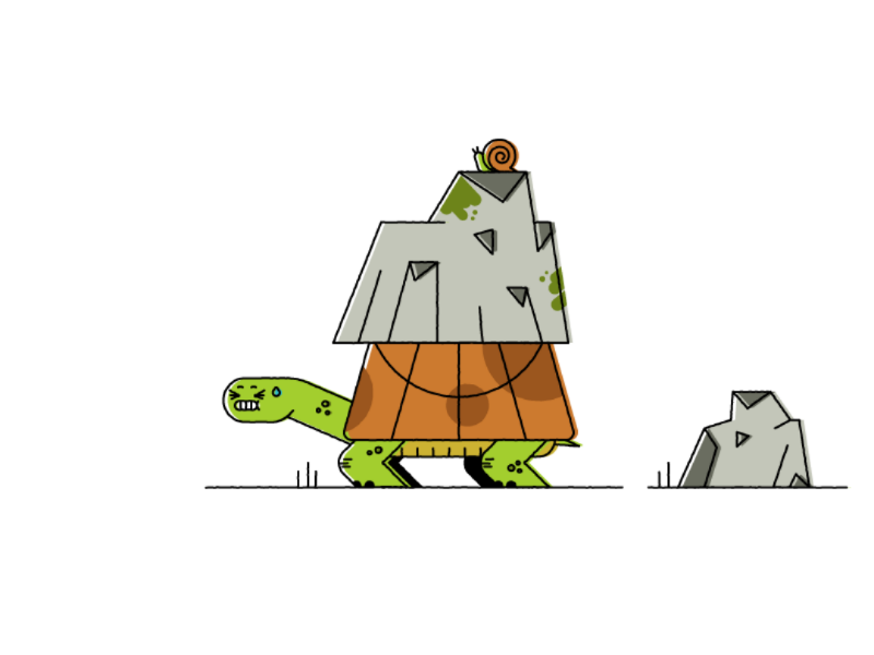 The weight of the w&mldr;rock by Jason Smith on Dribbble