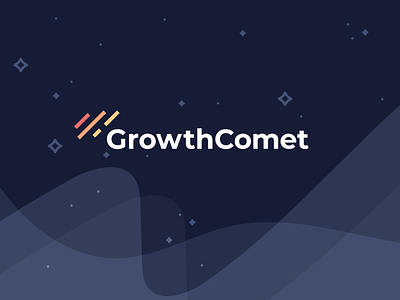 GrowthComet - Branding brand identity branding comet cosmic growthcomet logo motif space