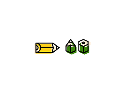 Pencil Power branding concept doodle icon iconography logo pencil scribble simple design