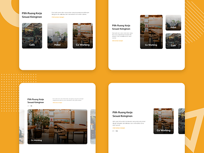 Exploration Layout - Co working Space adobe xd design landing page madebybudhi ui design uiux user experience user interface ux ux design