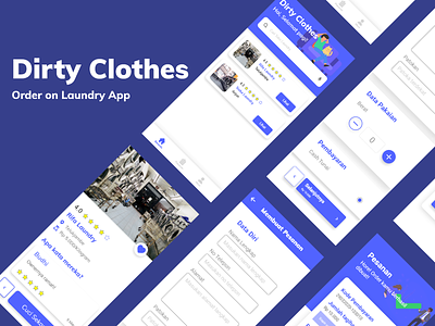 Order on Laundry App adobe xd case study laundry laundry app madebybudhi mobile app ui design uiux user experience user interface ux ux design ux research uxid wireframe