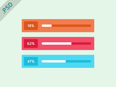 Percentage Bar Flat